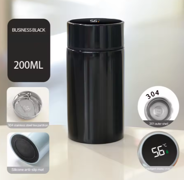 200ml Intelligent Smart Cup with Temperature Display